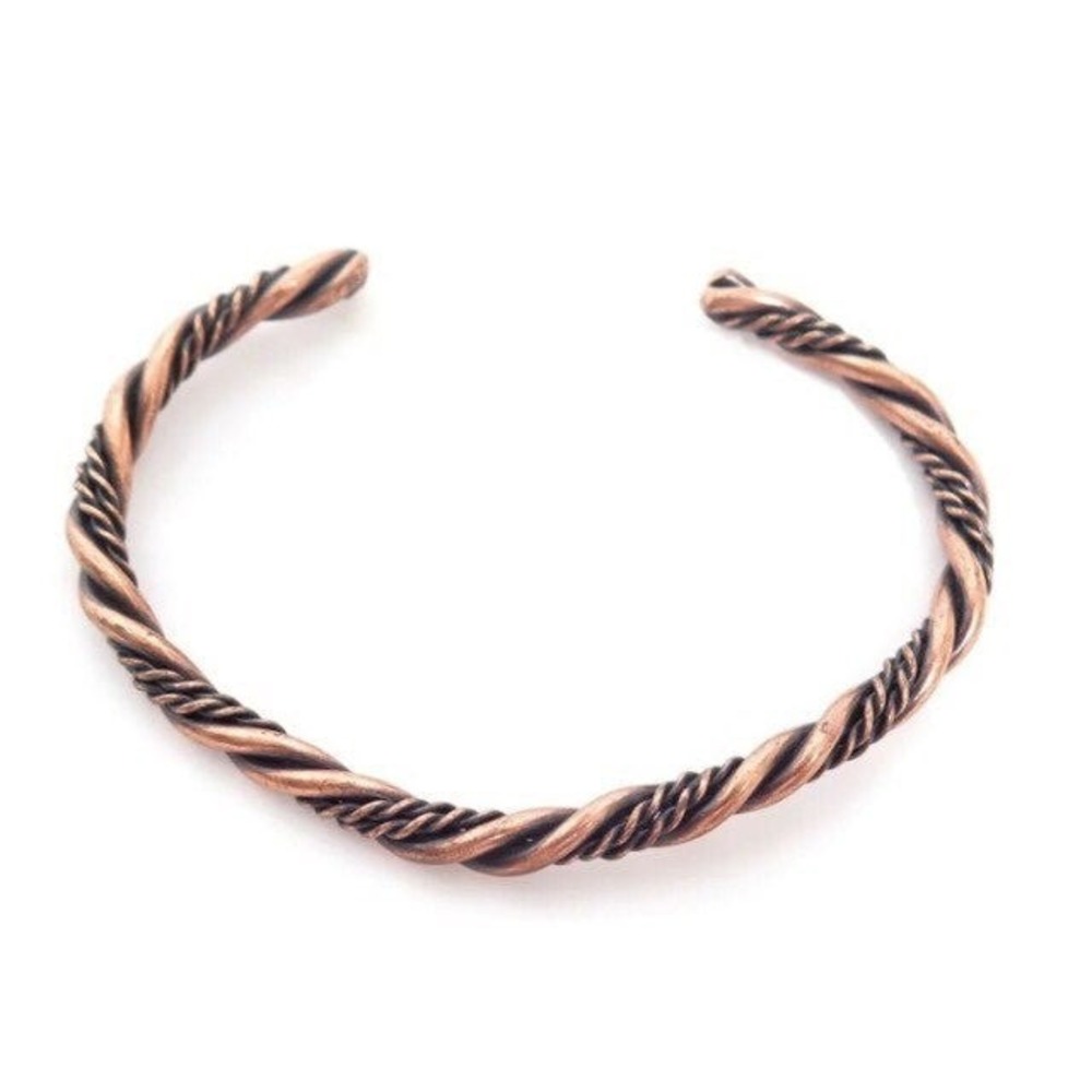 VINTAGE COPPER CUFF BANGLE BRACELET‎